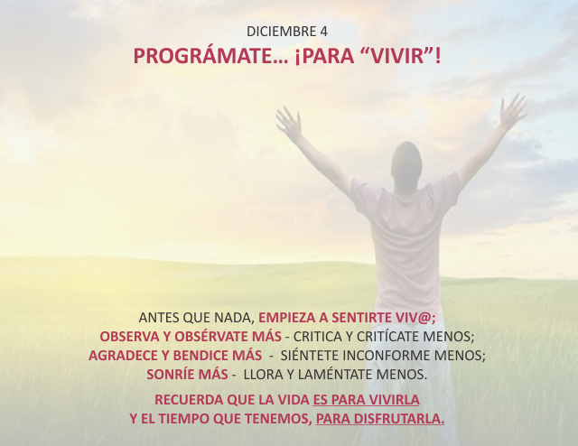 Prográmate... ¡Para vivir!